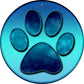 Paw Prints - metal sign wall decor