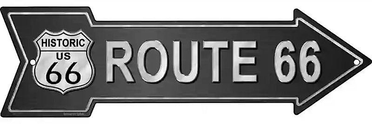 Route 66 Metal Arrow Sign