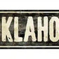 Vintage Route 66 Oklahoma Metal Arrow Sign