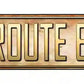 Route 66 California Flag Metal Arrow Sign