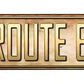 Route 66 New Mexico Flag Metal Arrow Sign