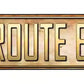 Route 66 Oklahoma Flag Metal Arrow Sign