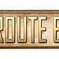 Route 66 Kansas Flag Metal Arrow Sign