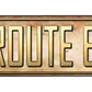 Route 66 Missouri Flag Metal Arrow Sign