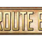 Route 66 Illinois Flag Metal Arrow Sign