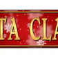 Santa Claus Metal Arrow Sign