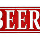 Ice Cold Beer Sold Here Metal Arrow Sign