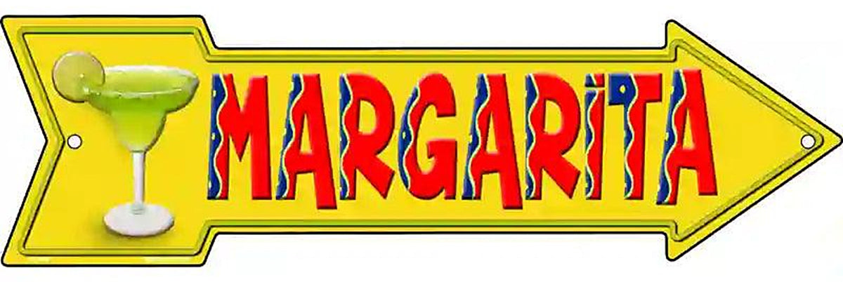 Margarita Metal Arrow Sign