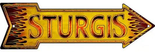 Sturgis Metal Arrow Sign