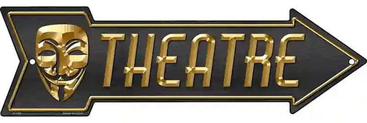 Theatre Metal Arrow Sign