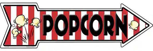Popcorn Metal Arrow Sign