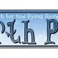 North Pole Metal Arrow Sign