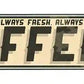 Coffee Metal Arrow Sign