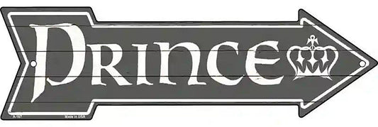 Prince Metal Arrow Sign