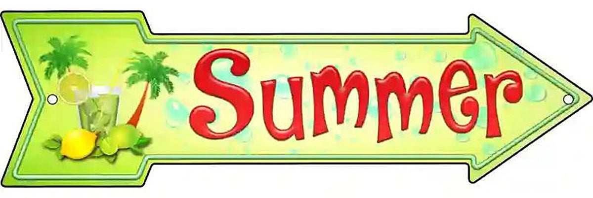 Summer Metal Arrow Sign
