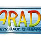 Paradise Metal Arrow Sign
