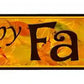 Happy Fall Metal Arrow Sign