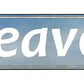 Heaven Metal Arrow Sign