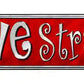 Love Struck Metal Arrow Sign