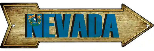 Nevada Metal Arrow Sign