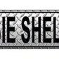 Zombie Shelter Metal Arrow Sign