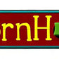 Corn Hole Metal Arrow Sign