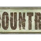 Country Boy Metal Arrow Sign