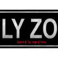 Fly Zone Metal Arrow Sign