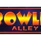 Bowling Alley Metal Arrow Sign