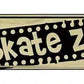 Skater Zone Metal Arrow Sign