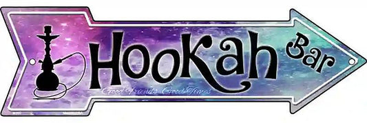 Hookah Bar Metal Arrow Sign