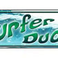 Surfer Dude Metal Arrow Sign