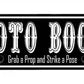 Photo Booth Metal Arrow Sign