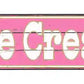 Ice Cream Metal Arrow Sign