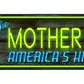 Route 66 Mother Road Neon Metal Arrow Sign