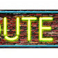 Route 66 Neon Metal Arrow Sign