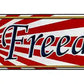 Freedom Metal Arrow Sign
