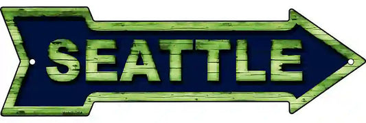 Seattle Metal Arrow Sign