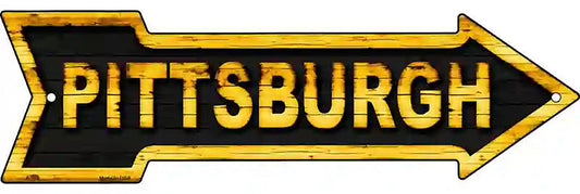 Pittsburgh Metal Arrow Sign
