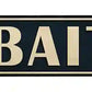 Bait Metal Arrow Sign