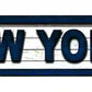 New York Metal Arrow Sign