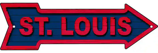 St Louis Metal Arrow Sign
