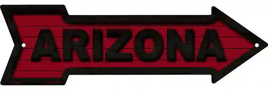 Arizona Metal Arrow Sign