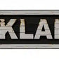 Oakland Metal Arrow Sign