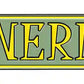 Nerds Metal Arrow Sign