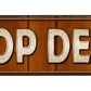 Poop Deck Metal Arrow Sign