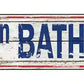 Out Sun Bathing Metal Arrow Sign