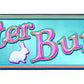 Easter Bunny Metal Arrow Sign