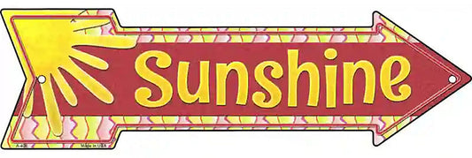 Sunshine Metal Arrow Sign