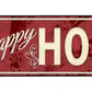 Happy Hour Metal Arrow Sign